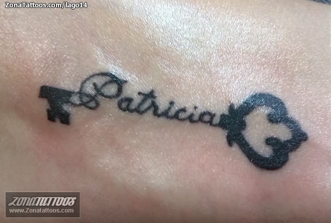 Tattoo photo Patricia, Names, Letters