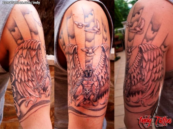 Tattoo photo Warriors, Angels, Doves