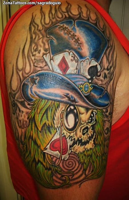 Foto de tatuaje Calaveras, Sombreros