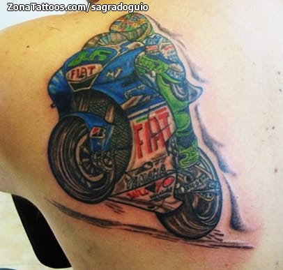 Foto de tatuaje Motos, Vehículos, Deportes