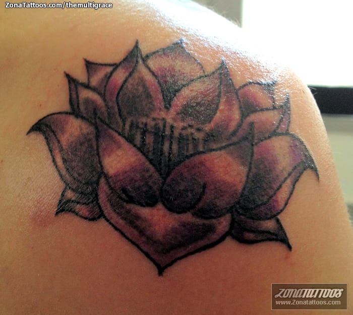 Tattoo photo Flowers, Lotus