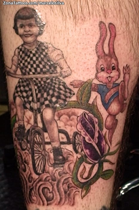 Tattoo photo Portraits, Rabbits, People