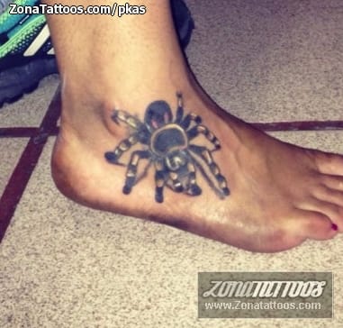 Tattoo photo Foot, Tarantulas, Animals