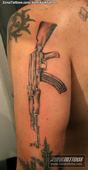 Tattoo photo Arm, Weapons