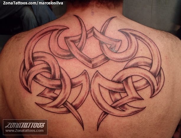 Tattoo of Back, Celtic, Tribal
