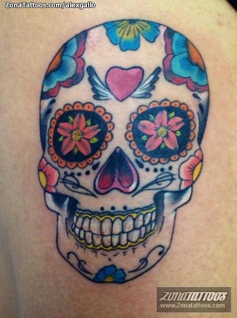 Foto de tatuaje Sugar Skull