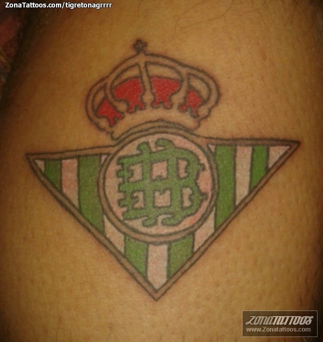 Tattoo photo Badges, Betis, Soccer-Football