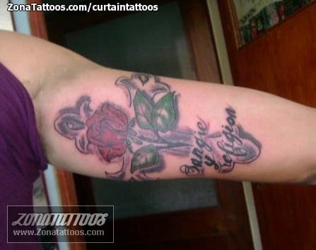 Tattoo photo Roses, Flowers