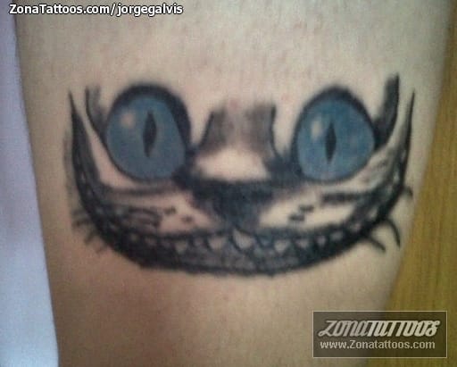 Foto de tatuaje Gatos, Cheshire, Literatura