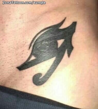 Tattoo photo Eye of Horus, Egyptian