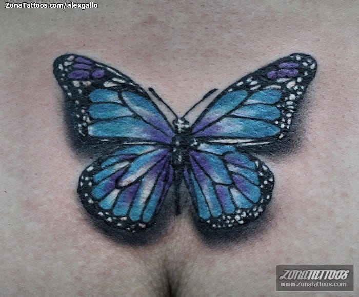 Foto de tatuaje Mariposas, Insectos