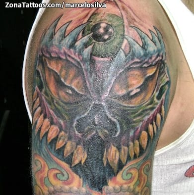 Tattoo photo Skulls, Horror, Monsters