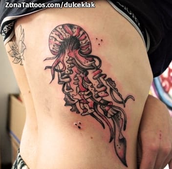 Foto de tatuaje Medusas, Animales