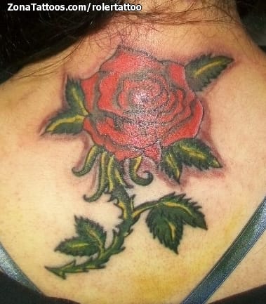 Tattoo photo Roses, Flowers