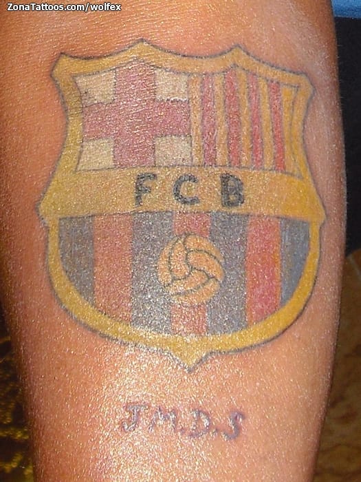 Foto de tatuaje Fútbol, Deportes, Escudos