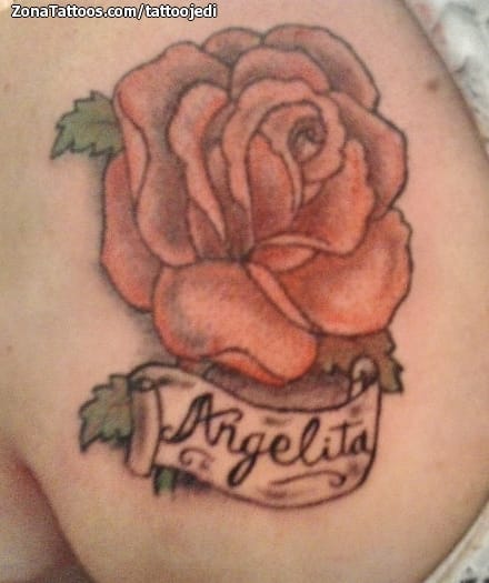 Tattoo photo Roses, Flowers