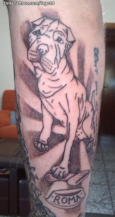 Foto de tatuaje Perros, Antebrazo, Animales