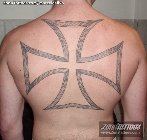 Tattoo photo Crosses, Back