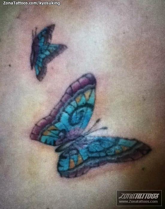 Tattoo photo Butterflies, Insects