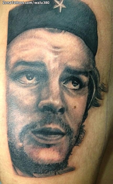 Foto de tatuaje Che Guevara, Rostros, Personas