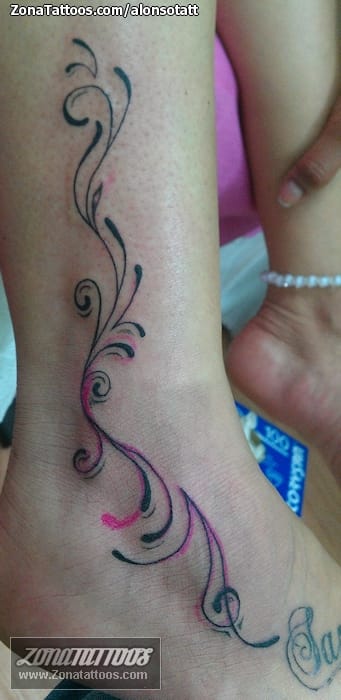 Tattoo photo Ankle, Flourish