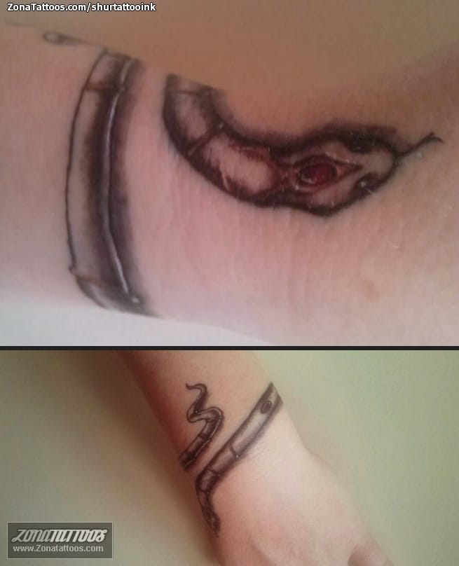 Tattoo photo Bracelets, Snakes, Animals