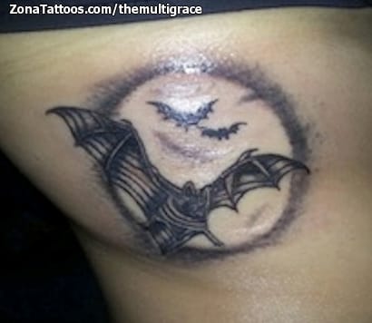 Tattoo photo Bats, Animals