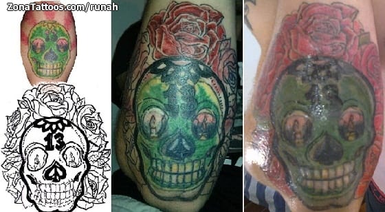 Tattoo photo Sugar Skull