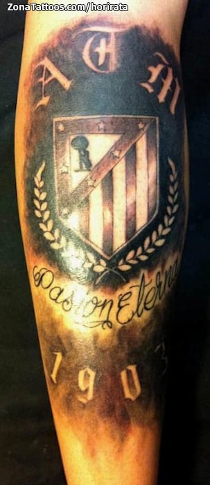 Foto de tatuaje Escudos, Fútbol, Deportes