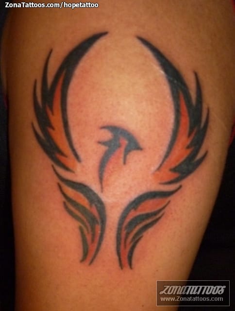 Tattoo photo Phoenix, Tribal