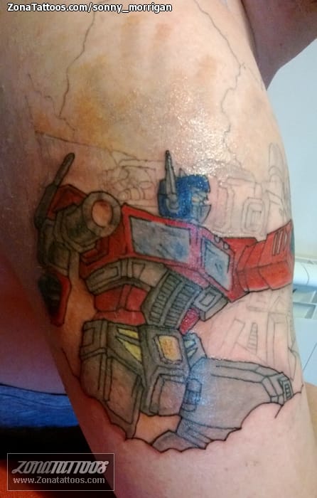 Foto de tatuaje Transformers