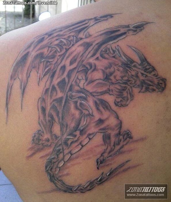 Foto de tatuaje Dragones, Fantasía