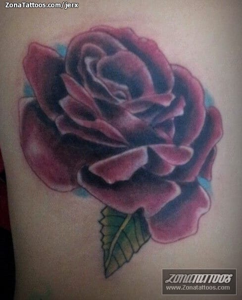 Tattoo photo Roses, Flowers