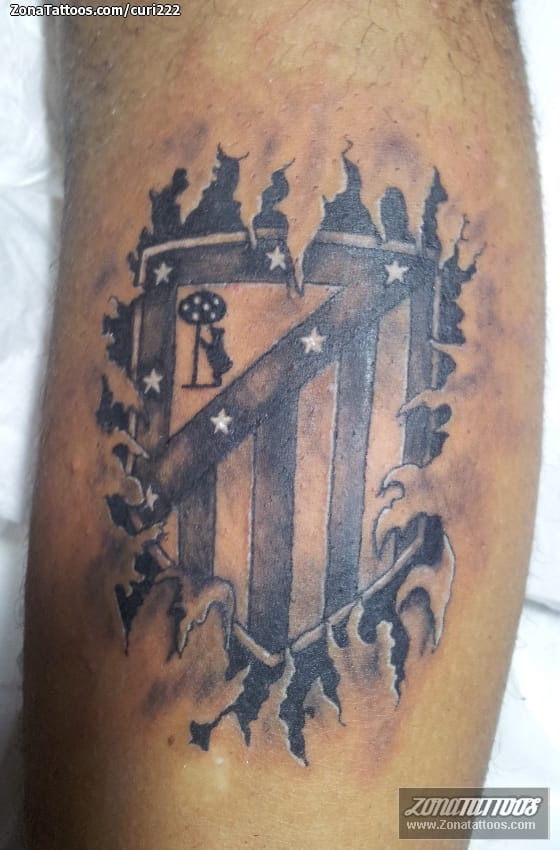 Foto de tatuaje Escudos, Deportes, Fútbol