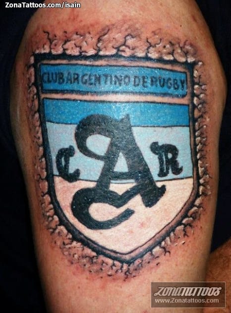 Foto de tatuaje Deportes, Escudos