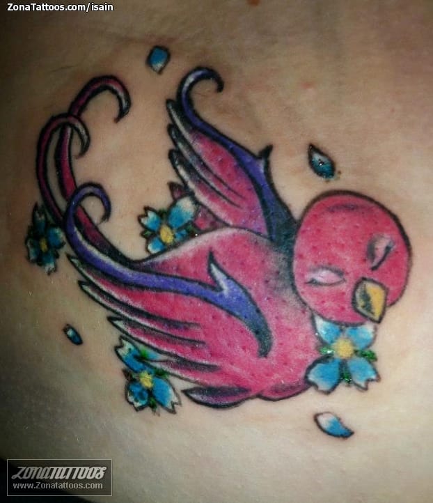 Tattoo photo Swallows, Birds, Animals