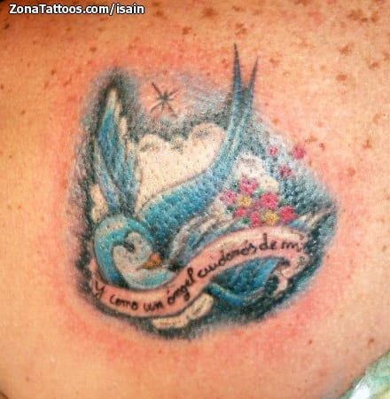 Tattoo photo Swallows, Animals