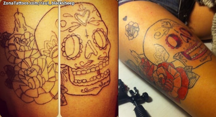 Foto de tatuaje Sugar Skull