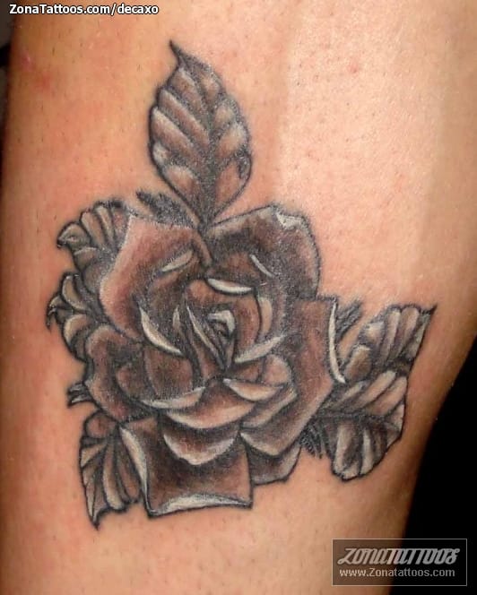 Tattoo photo Roses, Flowers