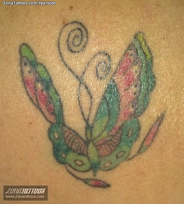 Foto de tatuaje Mariposas, Insectos