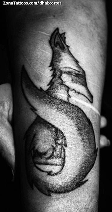 Foto de tatuaje Zorros, Animales