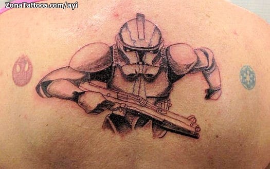 Foto de tatuaje Star Wars, Cine, Armas