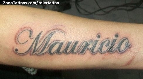 Tattoo photo Names, Letters, Forearm