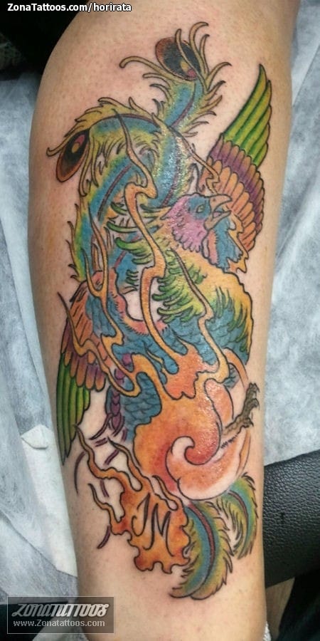 Tattoo photo Phoenix, Fantasy