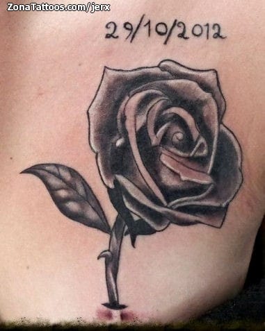 Tattoo photo Roses, Flowers