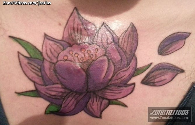 Foto de tatuaje Lotos, Flores, Pétalos