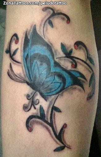 Tattoo photo Butterflies, Cover Up