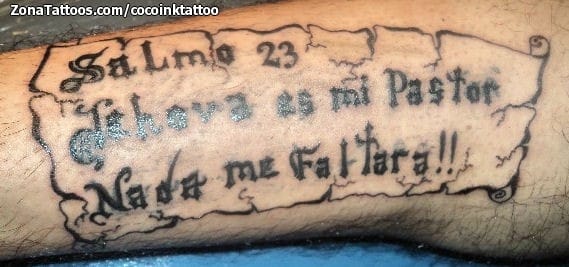 Tattoo photo Messages, Scrolls