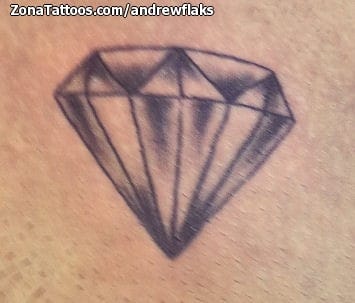 Foto de tatuaje Diamantes