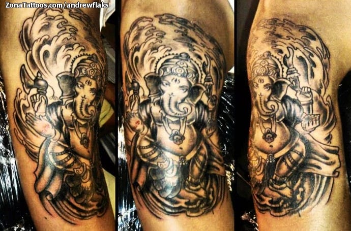 Tattoo photo Ganesha